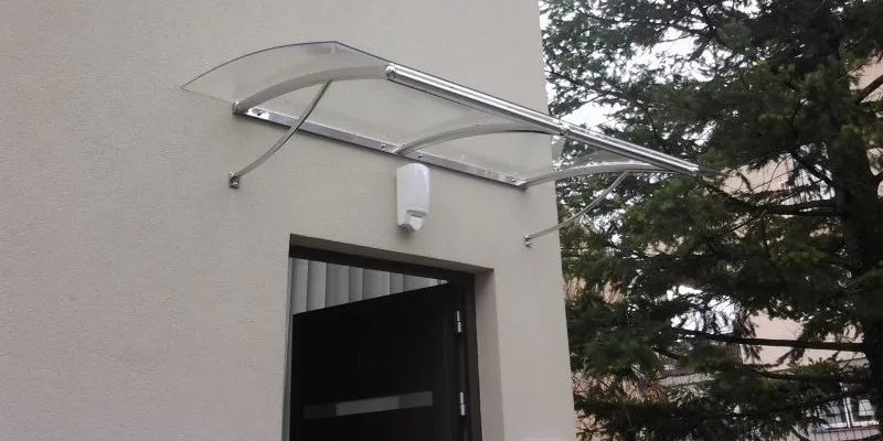 Inox nadstrešnica za ulaz model Elegance
